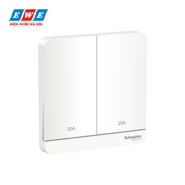 Bộ công tắc đôi 2 cực 20A màu trắng E8332D20N_WE_G19 AvatarOn