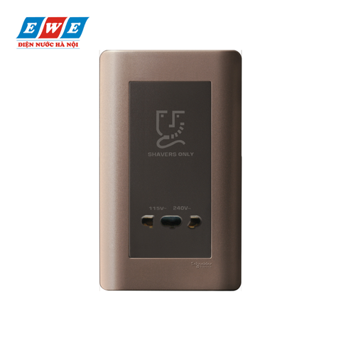 Bộ ổ cắm dao cạo râu Zencelo màu đồng E84T727V_SZ
