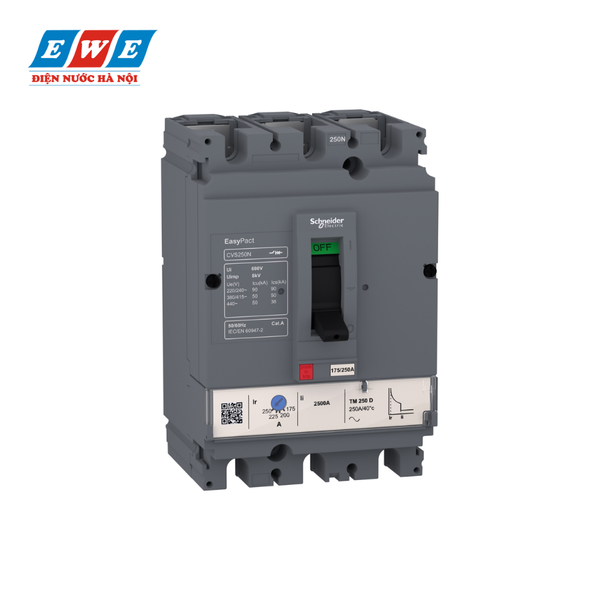 MCCB 3P 80A 50kA LV510476 Schneider