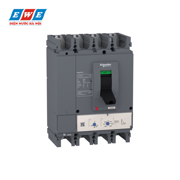 MCCB 4P 500A 50kA LV563318 Schneider
