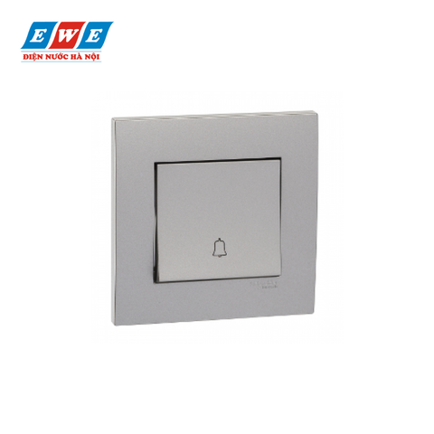 Nút nhấn chuông KB31BPB_AS_G19 Vivace màu xám bạc