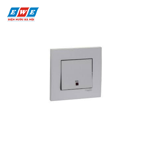 Công tắc đơn 2 cực 20A KB31D20NE_AS_G19 Vivace màu xám bạc