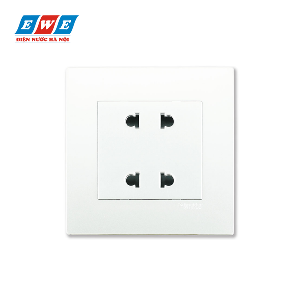 Ổ cắm đôi 2 chấu KB426US2_WE_G19