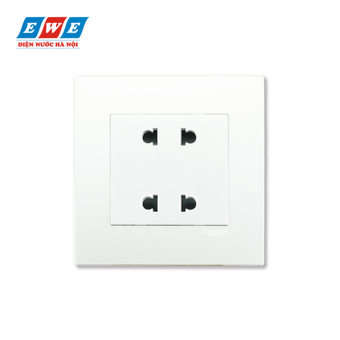 Ổ cắm đôi 2 chấu KB426US2_WE_G19 Vivace màu trắng