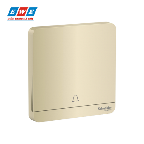 Nút nhấn chuông đơn AvatarOn màu vàng ánh kim E8331BPL1_WG_G19