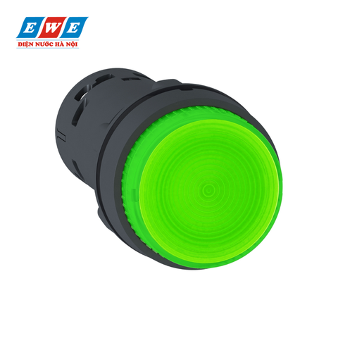 Nút nhấn XB7NW33B1 - Xanh - 1NO - 24VAC/DC