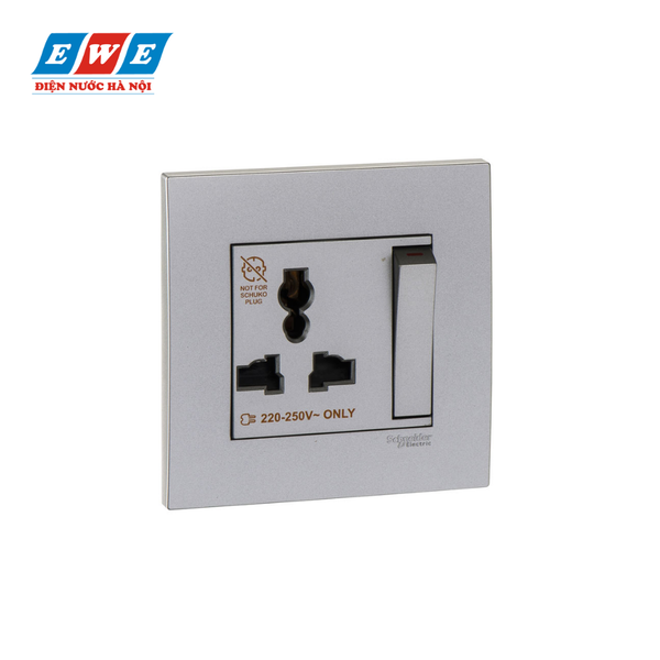 Ổ cắm đơn đa năng có công tắc KB113LS_AS_G19
