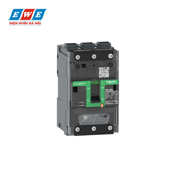 MCCB 3P 125A 36KA C12F3TM125L Schneider