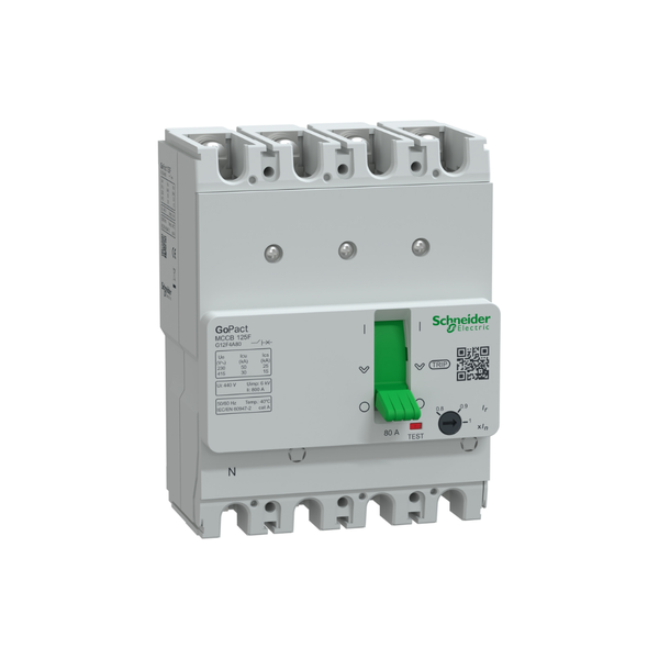 MCCB 4P 63A 30kA – G12F4A63