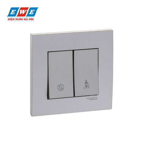 Công tắc KB32SDC_AS_G19 Vivace màu xám bạc