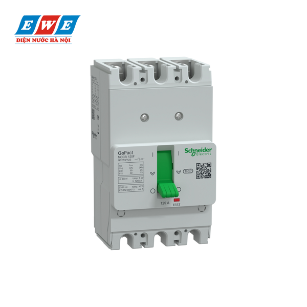 MCCB 4P 20A 30kA Gopact Schneider G12F4F20