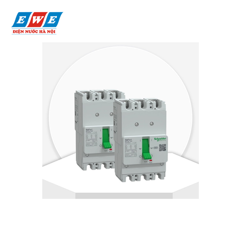 Aptomat MCCB 3P 100A 10kA G12T3A100 Gopact chỉnh dòng