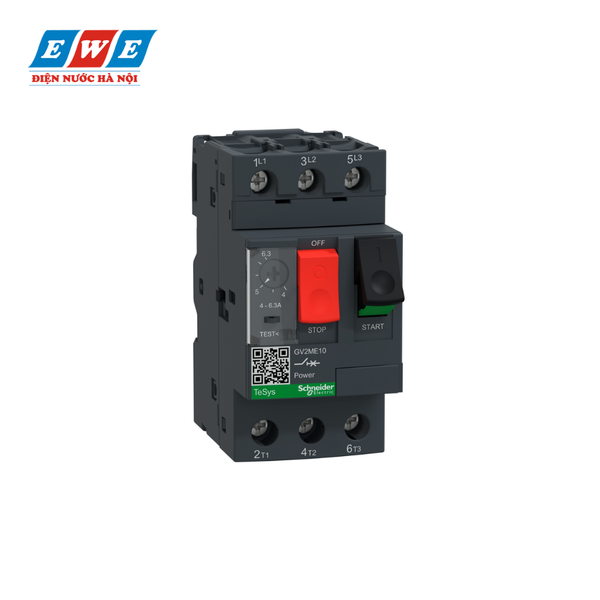 CB Bảo Vệ Động Cơ 3P 4 – 6.3A Schneider GV2ME10