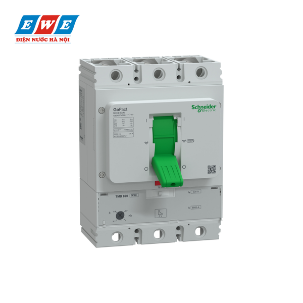 MCCB 3P 500A 50kA – G80N3TM500