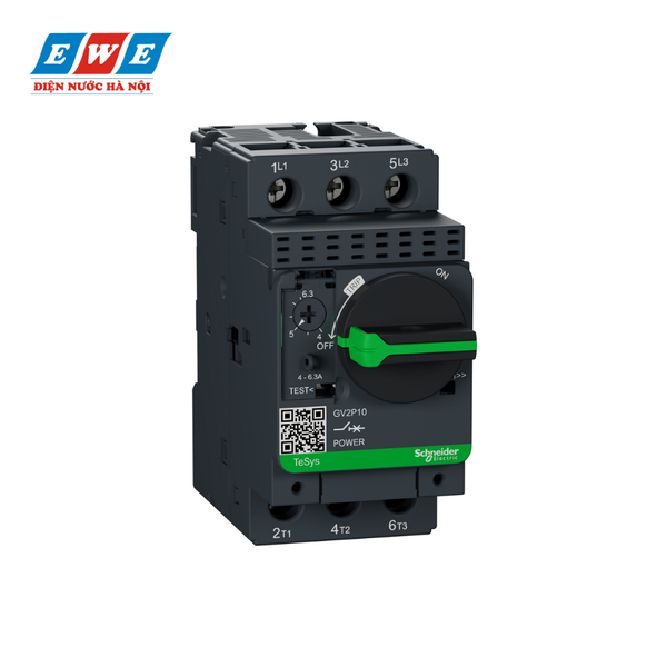 CB bảo vệ động cơ 4-6.3A GV2P10