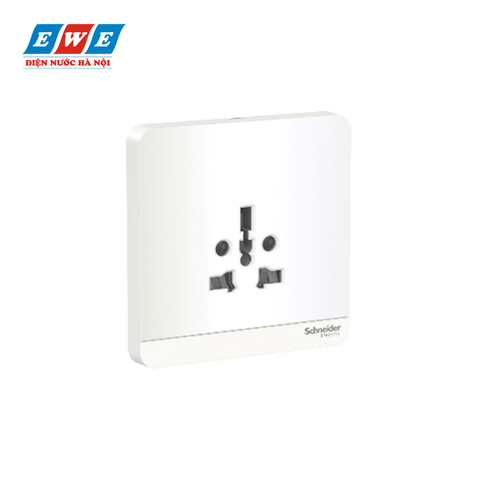 Bộ ổ cắm đơn đa năng AvatarOn màu trắng E83426TS_WE_G19