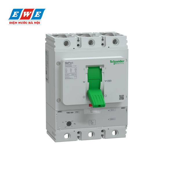 MCCB 3P 500A 70kA – G80H3TM500