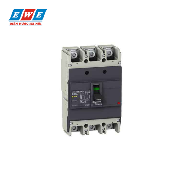 MCCB 3P 225A 36kA EZC250H3225 Schneider
