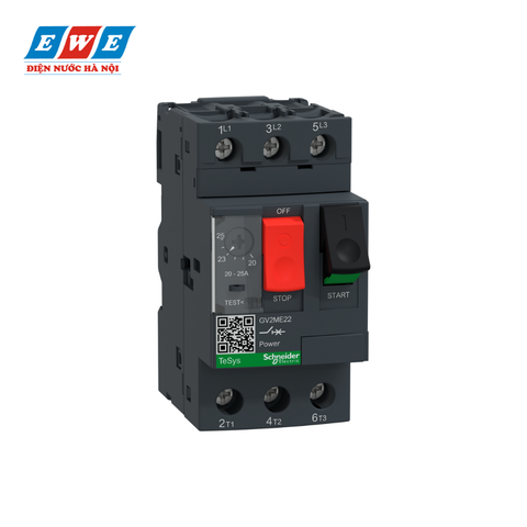 CB bảo vệ động cơ 3P 20-25A GV2ME22