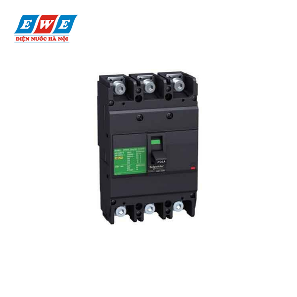 MCCB 3P 400A 36kA EZC400N3400N Schneider