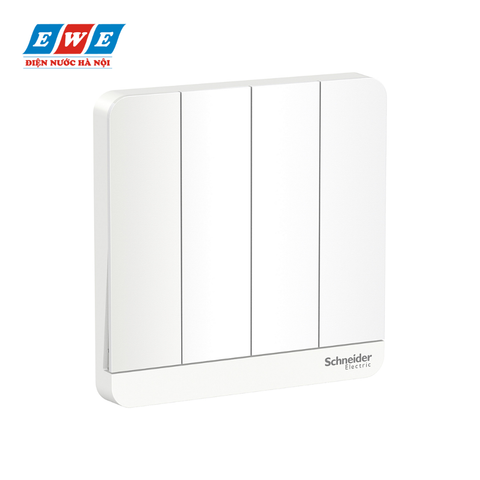 Bộ công tắc bốn 2 chiều AvatarOn màu trắng E8334L2led_WE_G19