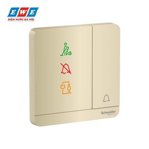 Công tắc chuông AvatarOn màu vàng ánh kim E8331BPDMW_WG_G19
