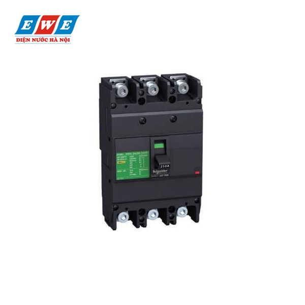 MCCB 3P 350A 50kA EZC400H3350N Schneider