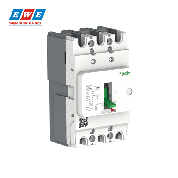 MCCB 3P 80A 25kA Schneider EZS100E3080