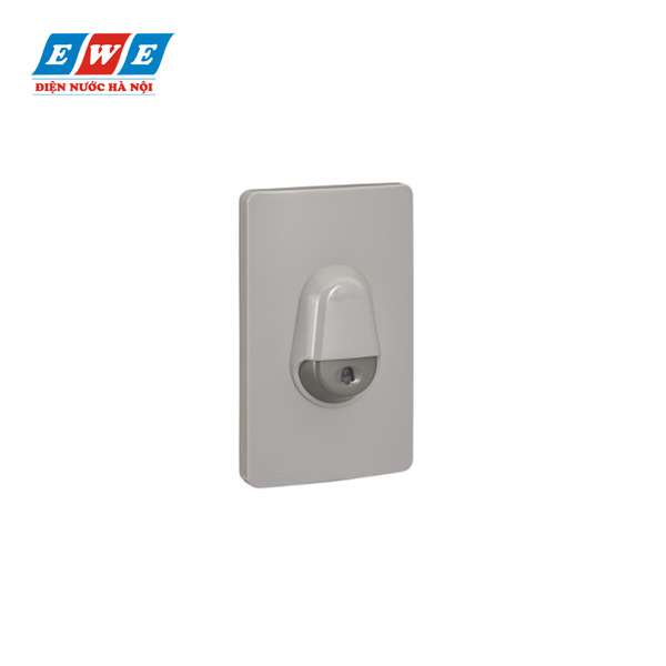 Nút nhấn chuông IP44, màu xám Schneider A3031WBP_GY_G19