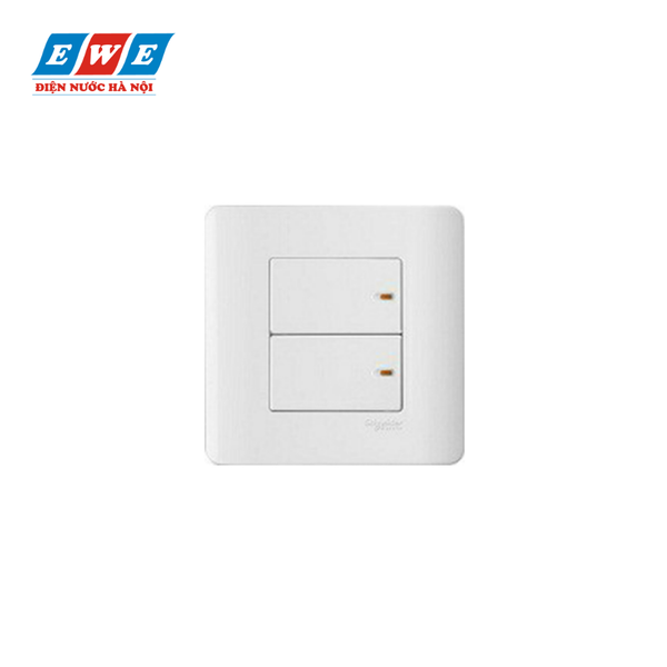 Bộ công tắc đôi 1 chiều 16A Zencelo Schneider E8432_1_G19