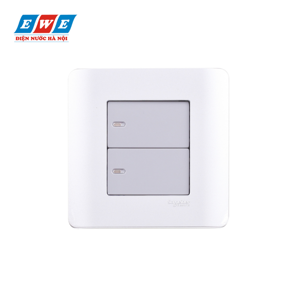 Bộ công tắc đôi 1 chiều 16A Zencelo E8432_1_SA_G19