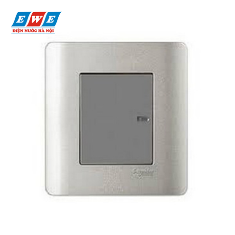 Bộ công tắc đơn 2 chiều màu xám Zencelo E8431_2_SA_G19