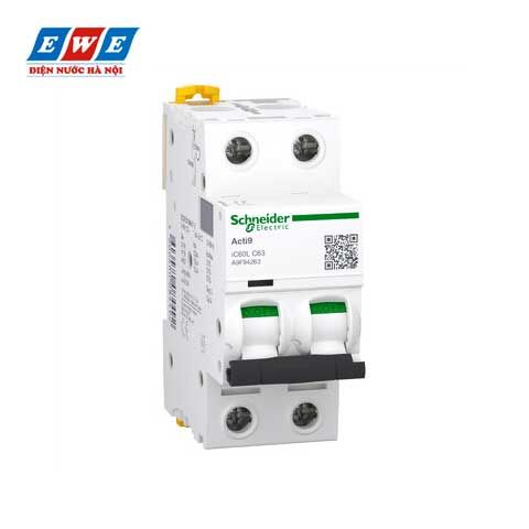 Aptomat MCB 2P 63A 15kA A9f94263