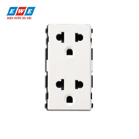 Ổ cắm đôi 3 chấu size L S-Flexi F1426UEST2M_G19