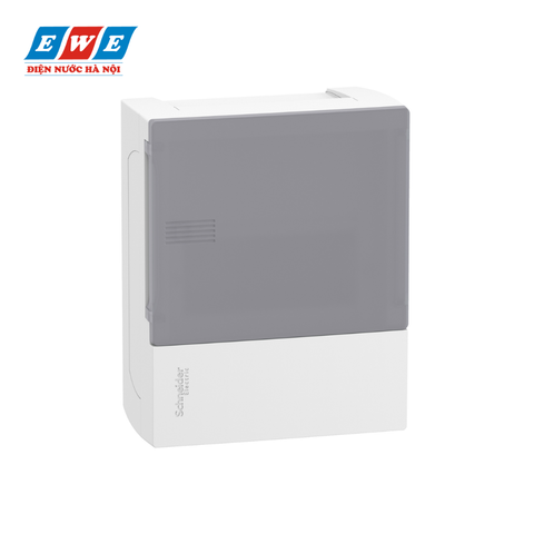 Tủ điện nhựa nổi 8 module MIP12108T cửa mờ Schneider
