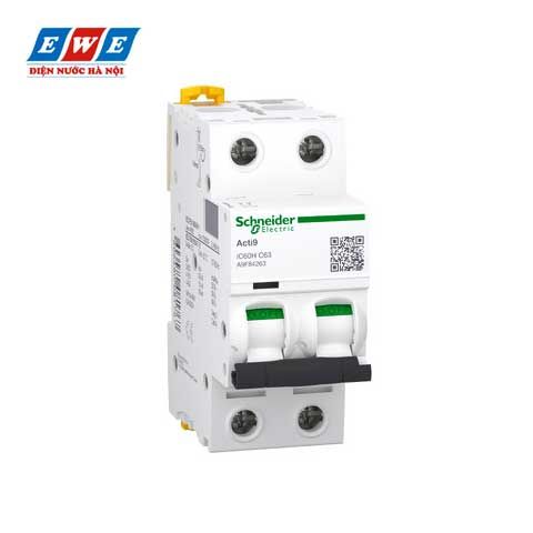 Aptomat MCB 2P 63A 10kA A9F84263 Acti9