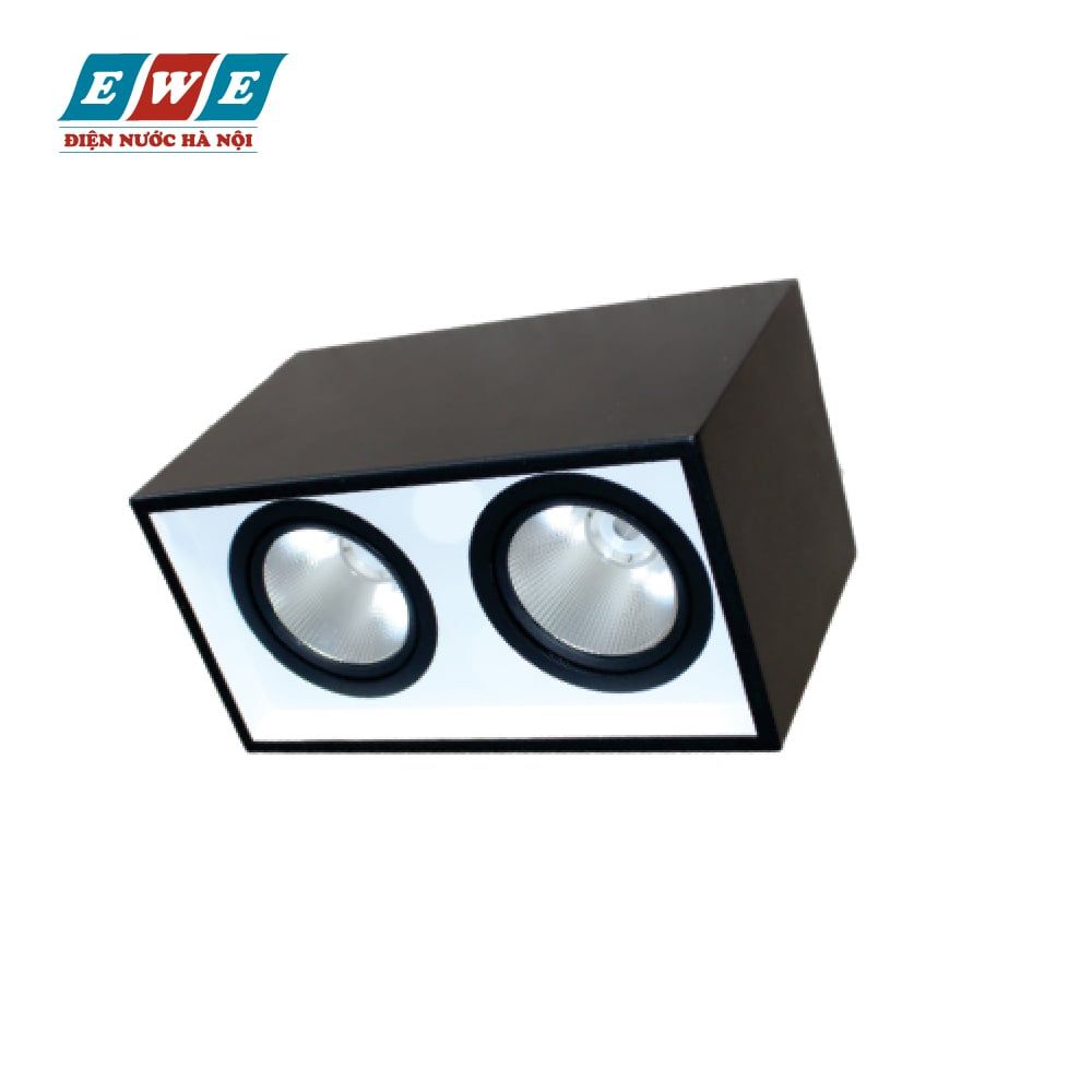 Đèn Led Downlight gắn nổi chiếu sâu Duhal  2x10W DFB2101