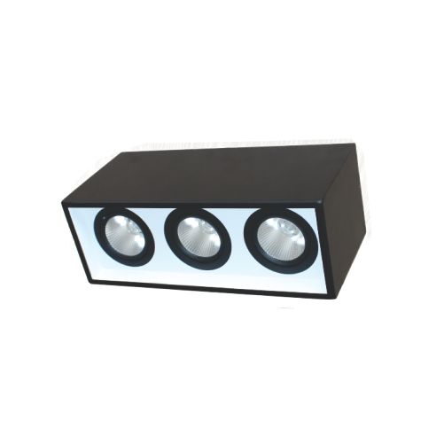 Đèn led downlight gắn nổi chiếu sâu Duhal 3x15W DFB3151