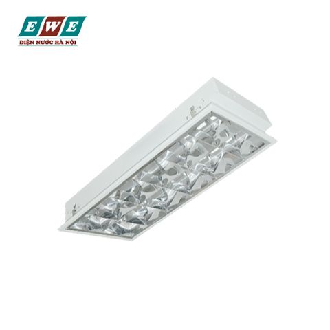 Máng đèn phản quang âm trần Duhal 2x9W LCA209