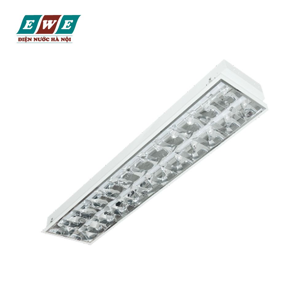 Máng đèn phản quang âm trần Duhal 2x18W LCA218