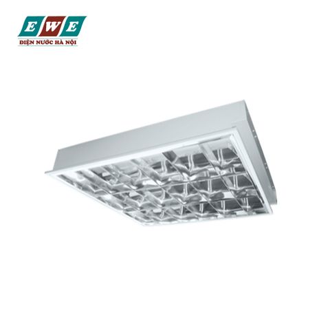 Máng đèn phản quang âm trần Duhal 4x9W LCA409