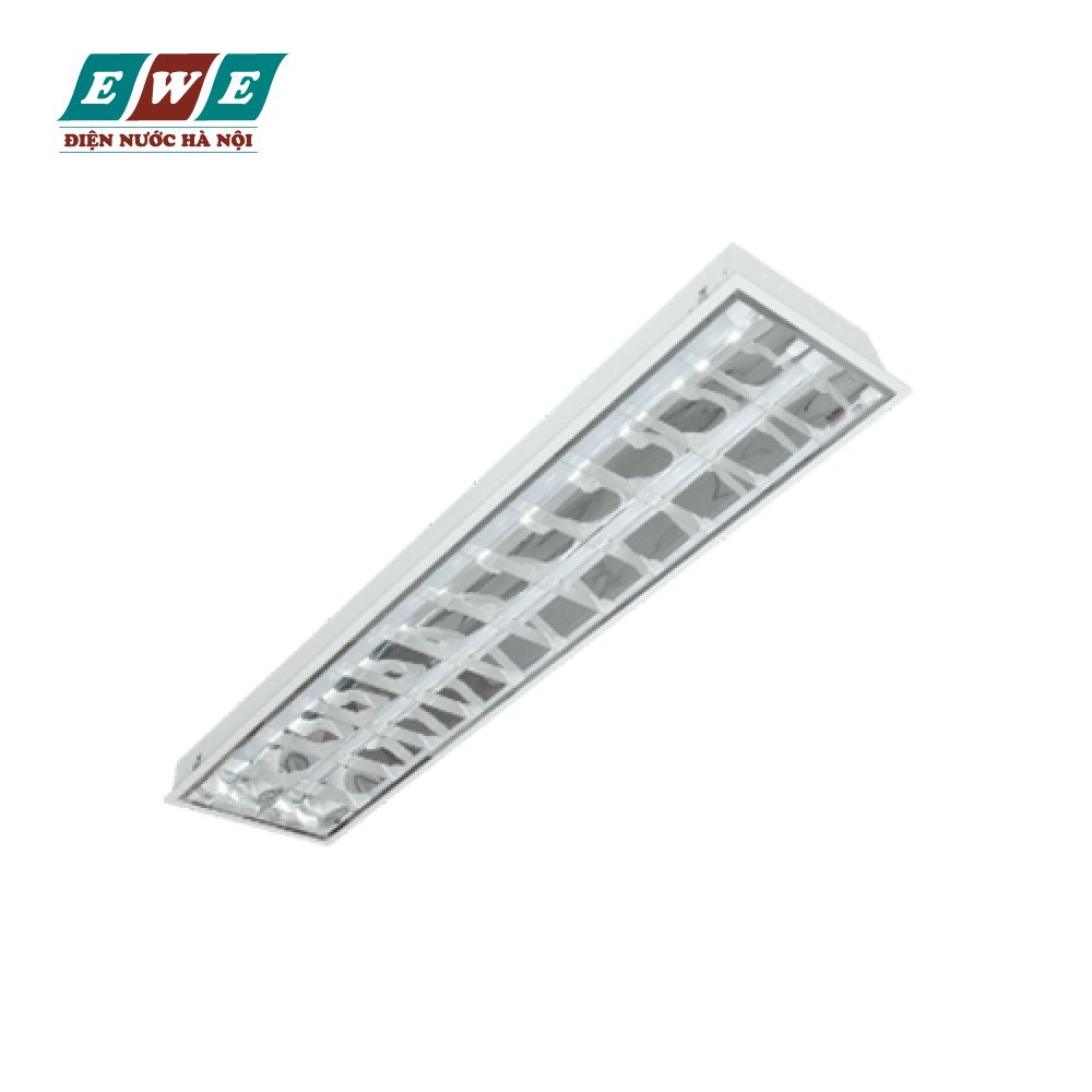 Máng đèn phản quang âm trần Duhal 2x18W  LDA218