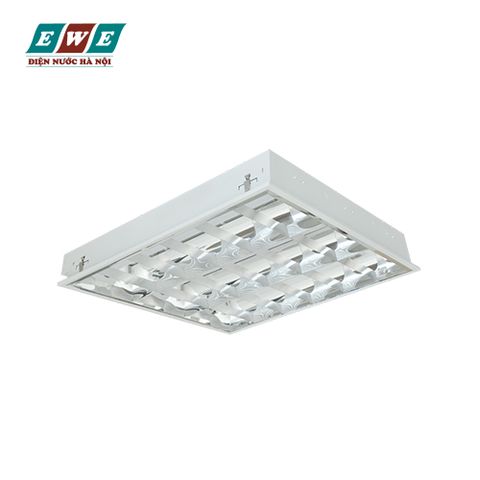 Máng đèn phản quang âm trần Duhal 3x9W LDA309