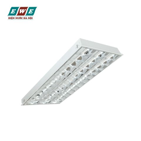 Máng đèn phản quang âm trần Duhal 3x18W  LDA318