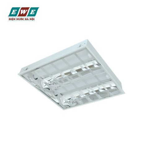 Máng đèn phản quang âm trần Duhal 2x9W LDA6209