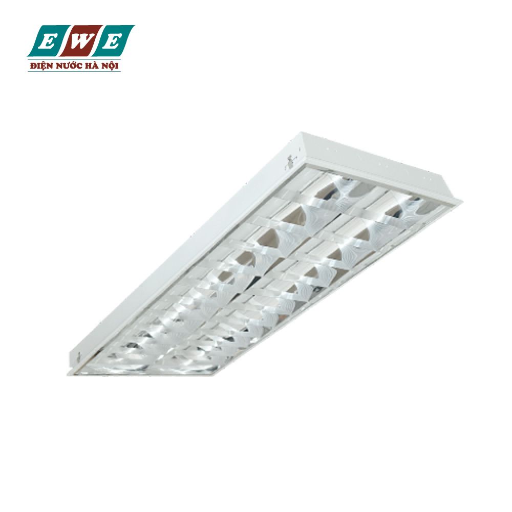 Máng đèn phản quang âm trần Duhal 2x18W LDA6218
