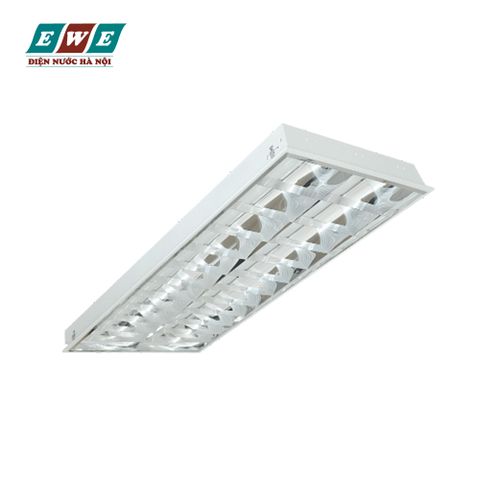 Máng đèn phản quang âm trần Duhal 2x18W LDA6218