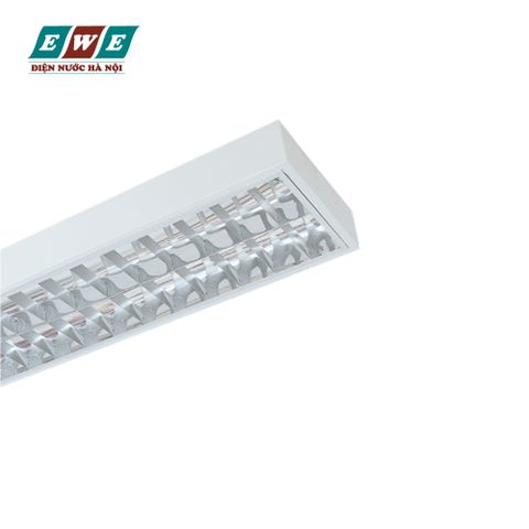 Máng đèn phản quang lắp nổi Duhal 2x9W LDD209