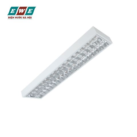 Máng đèn phản quang lắp nổi Duhal 2x18W LDD218