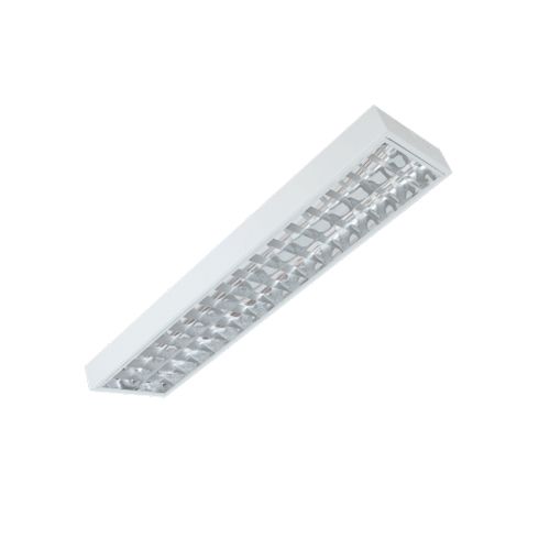 Máng đèn phản quang lắp nổi Duhal 2x18W LDD218